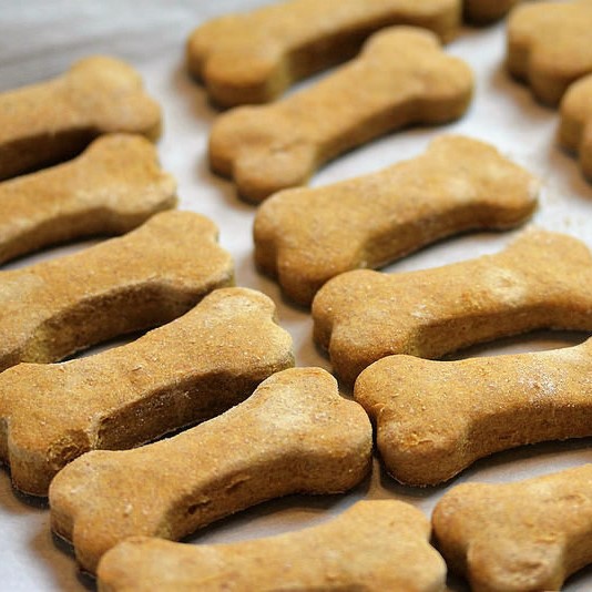 Pumpkin and Peanut Butter Treats for Dogs