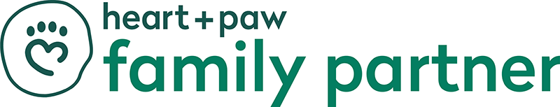 Heart + Paw Family Partner Logo
